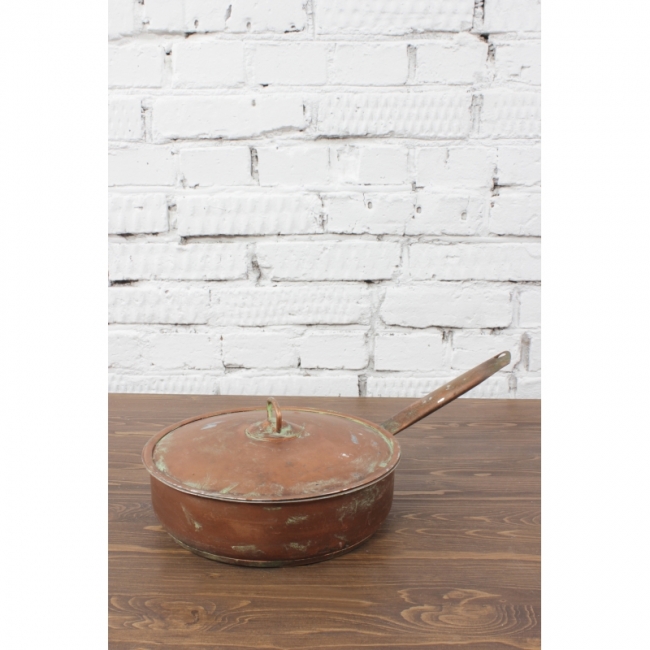 медная с крышкой