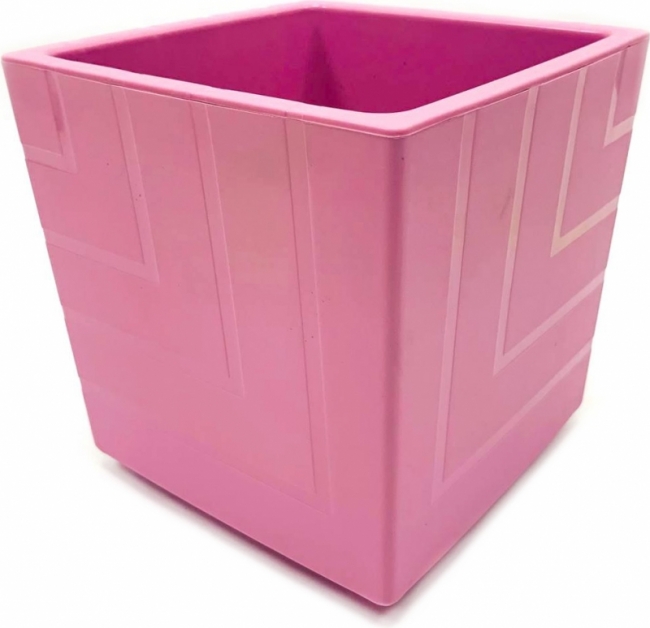 Кашпо Квадро Фуксия