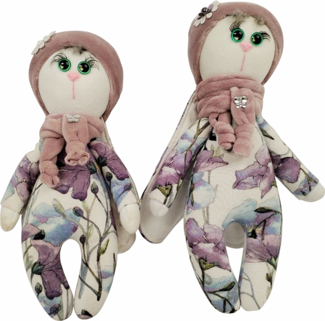 Заяц в шапочке ручная работа