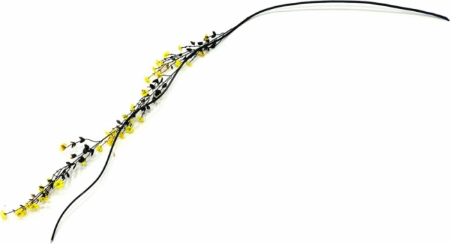 Ветка искусственная с жёлтыми цветами