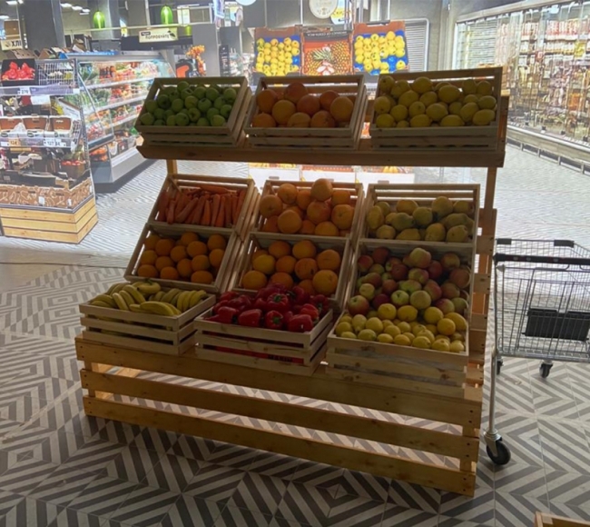 для овощей и фруктов односторонний