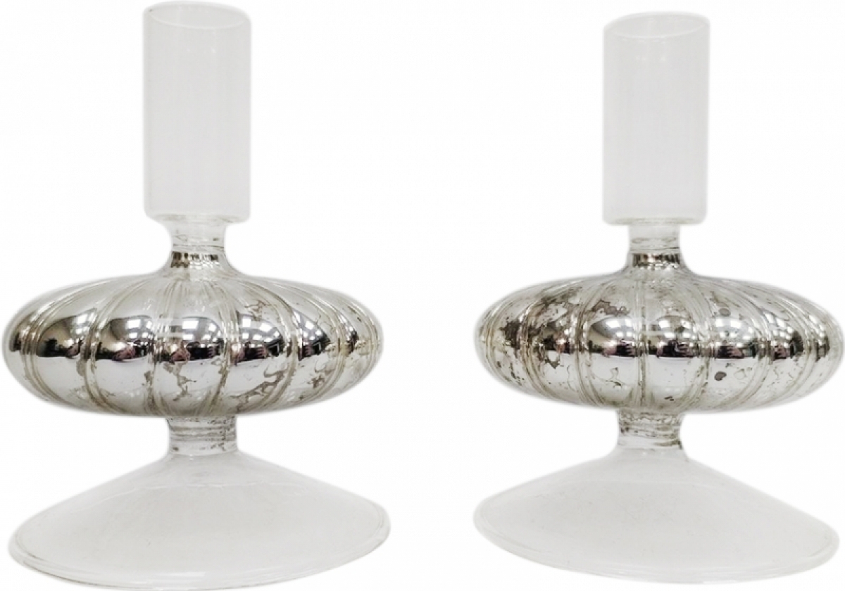 Комплект подсвечников Silver glass 1