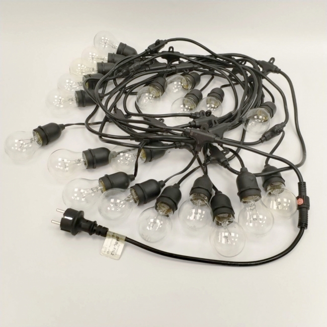 уличная Era с лампочками от сети 2