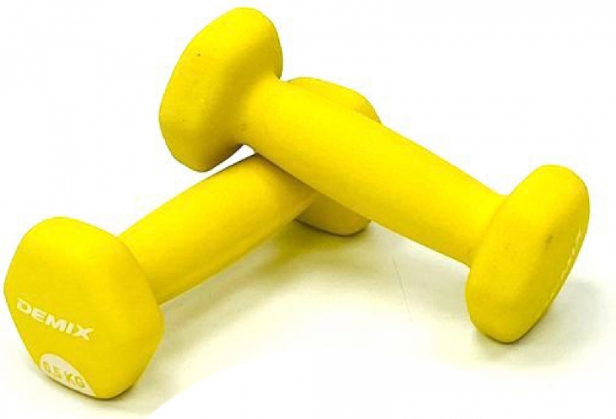 Гантели 0,5кг Yellow (пара)