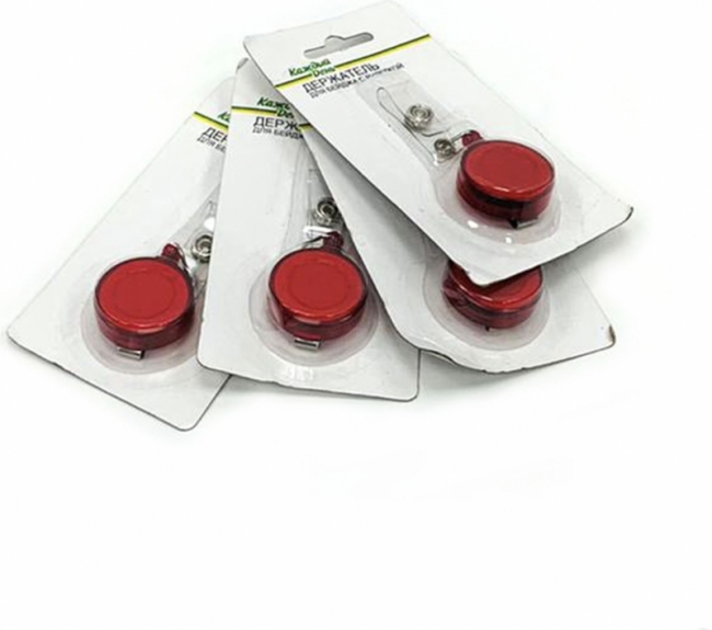 Держатель для бейджа с рулеткой