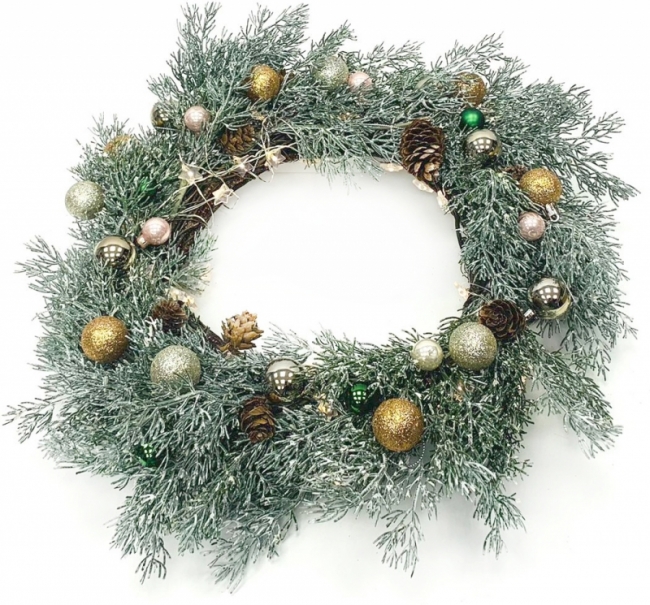 новогодний с Led гирляндой Звезды