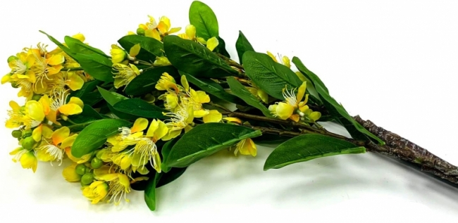 Ветка искусственная Желтые цветы