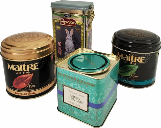 металлическая из-под чая