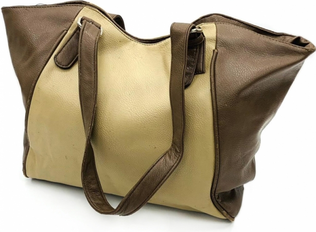 кожаная Beige Brown