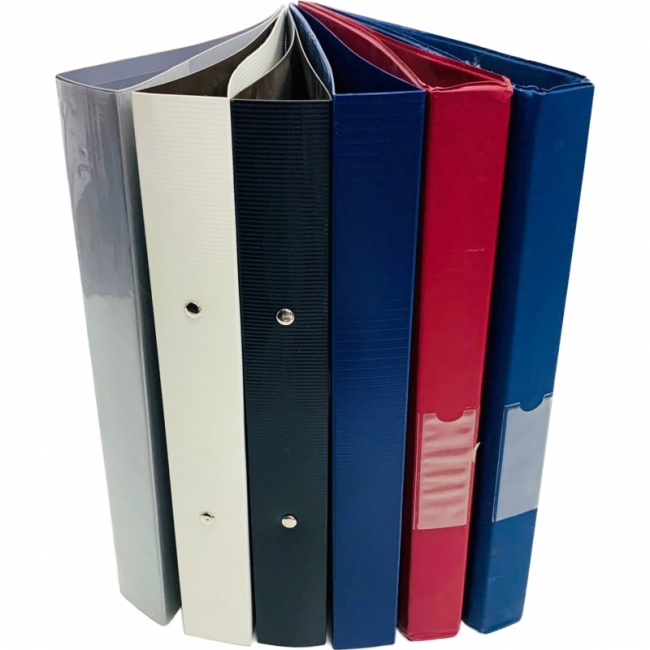 на кольцах (пластик, картон) средняя в ассортименте