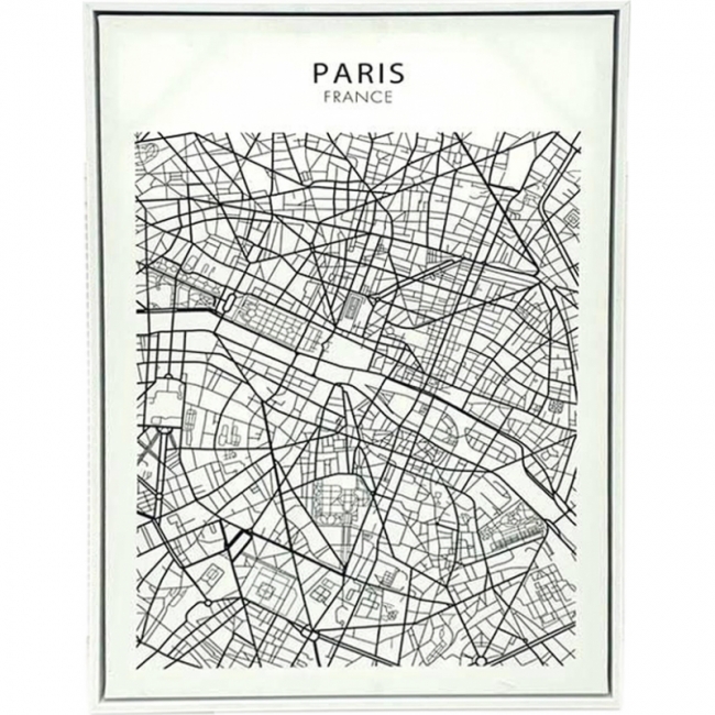 карта Парижа