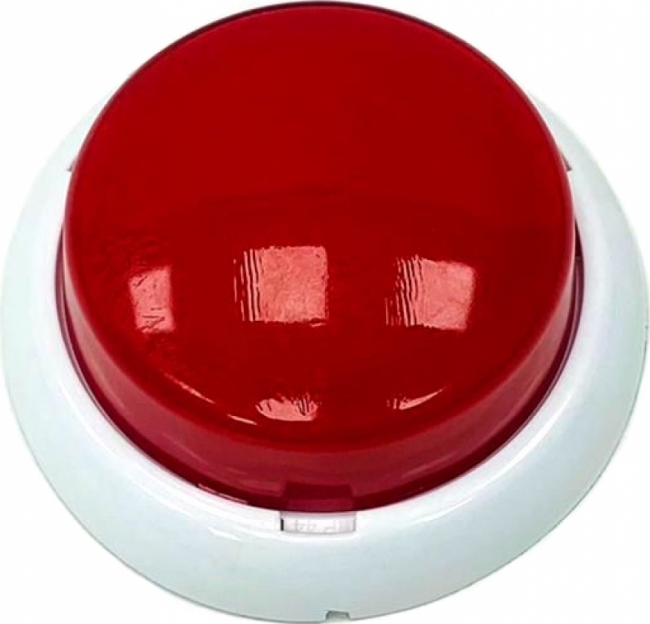 Красный плафон