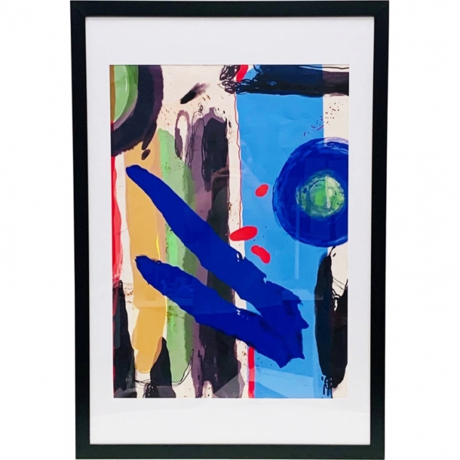 синяя абстракция