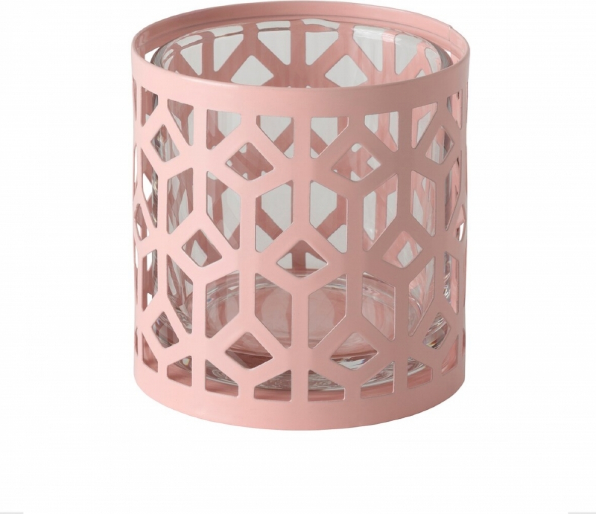 Подсвечник с подстаканником Pink Metal