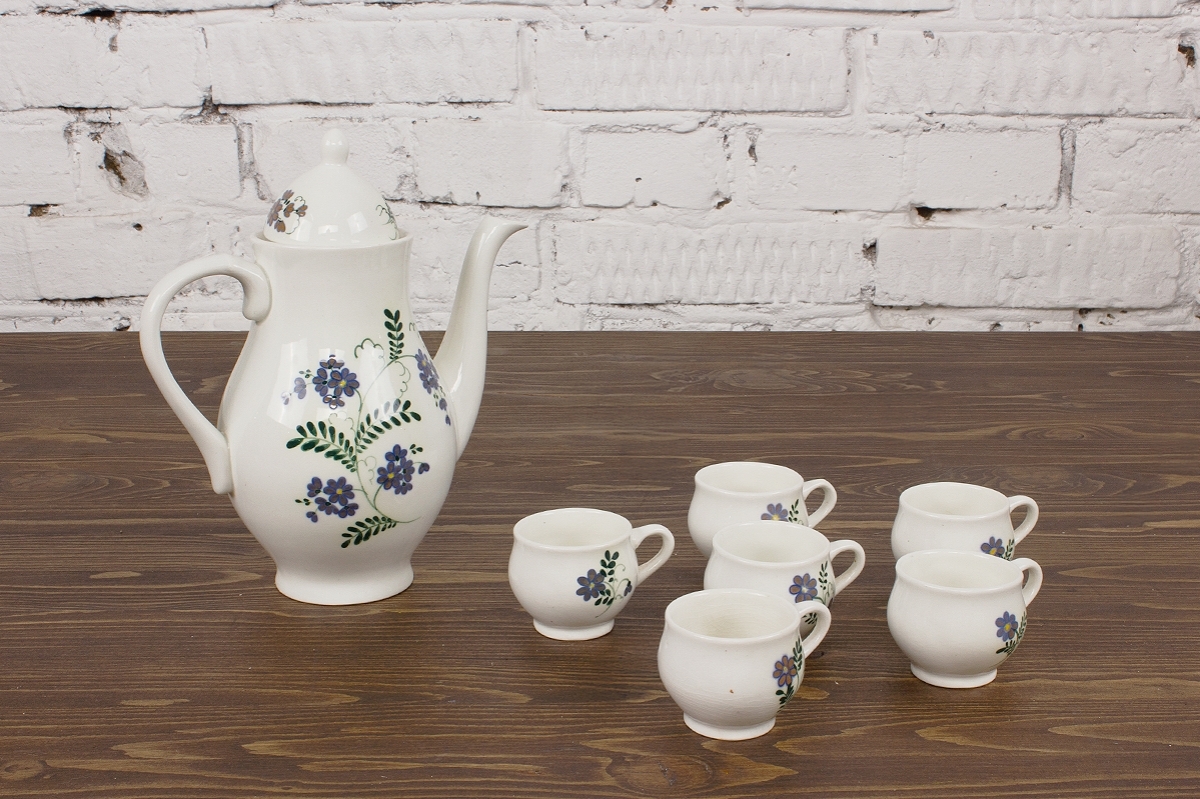 Кофейный сервиз Незабудка в аренду