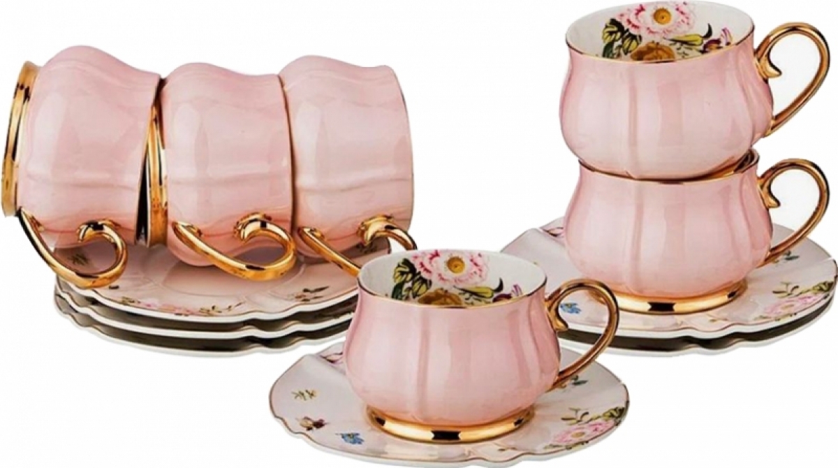 Чайный набор на 6 персон Pink