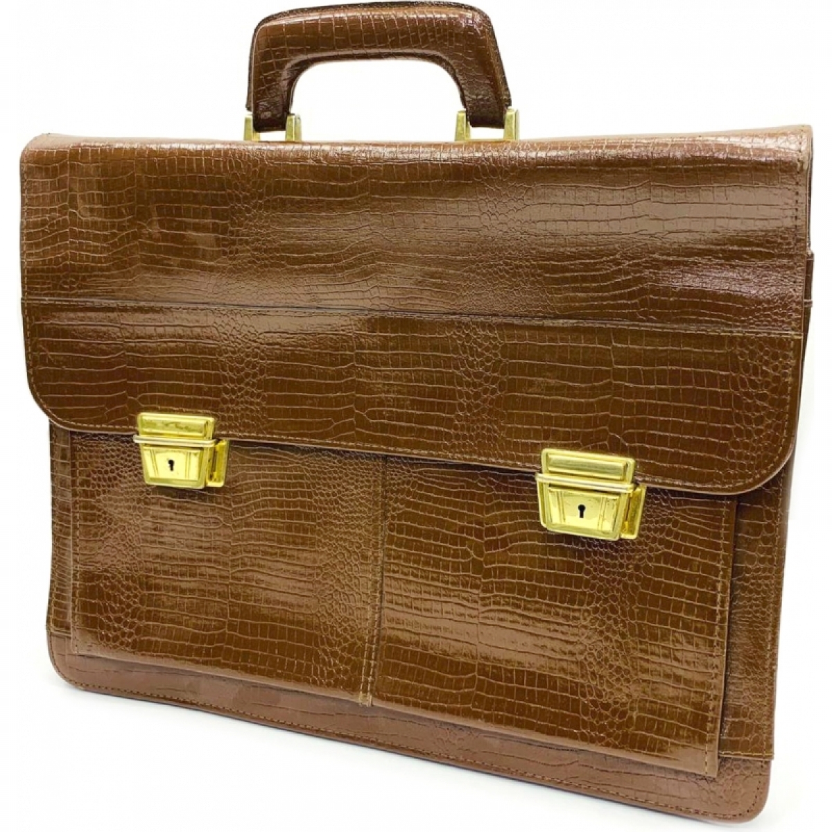 Портфель мужской Brown Crocodile