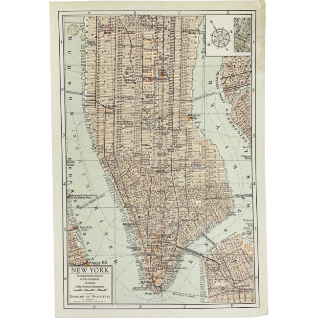 Карта Нью йорка