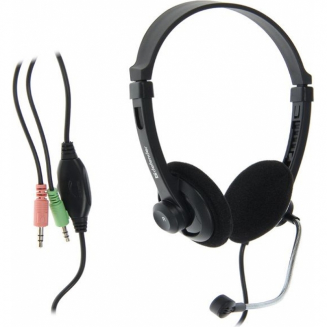 с микрофоном Defender Black