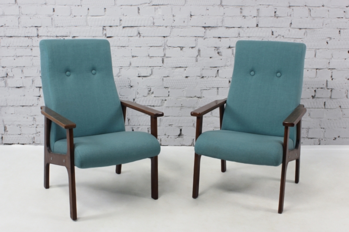 Кресло MidcenturyBlue