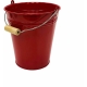 Кашпо Bucket red