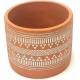 Кашпо глиняное Орнамент
