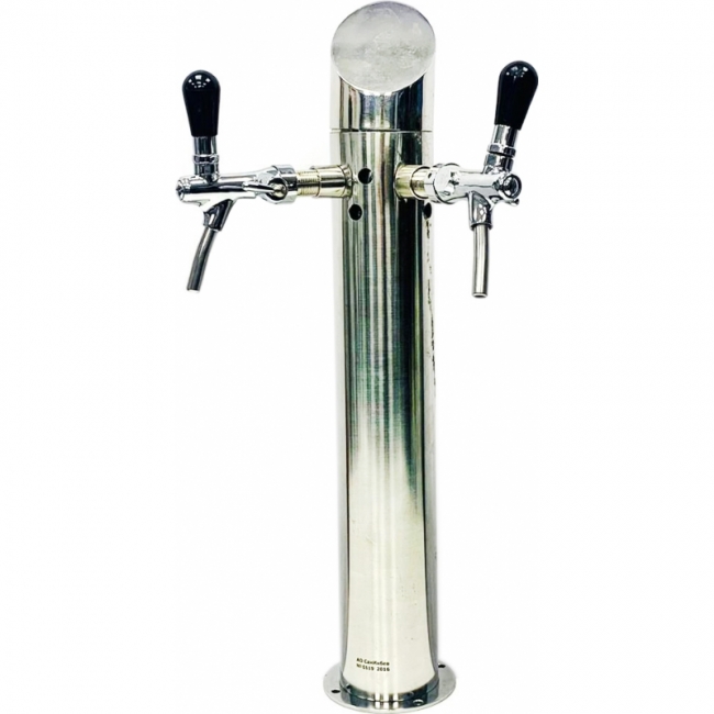 металлическая на 2 сорта пива