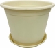 Кашпо Roxor бежевый