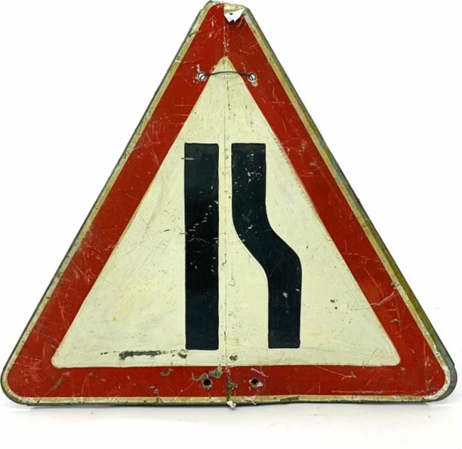 дорожный Сужение дороги