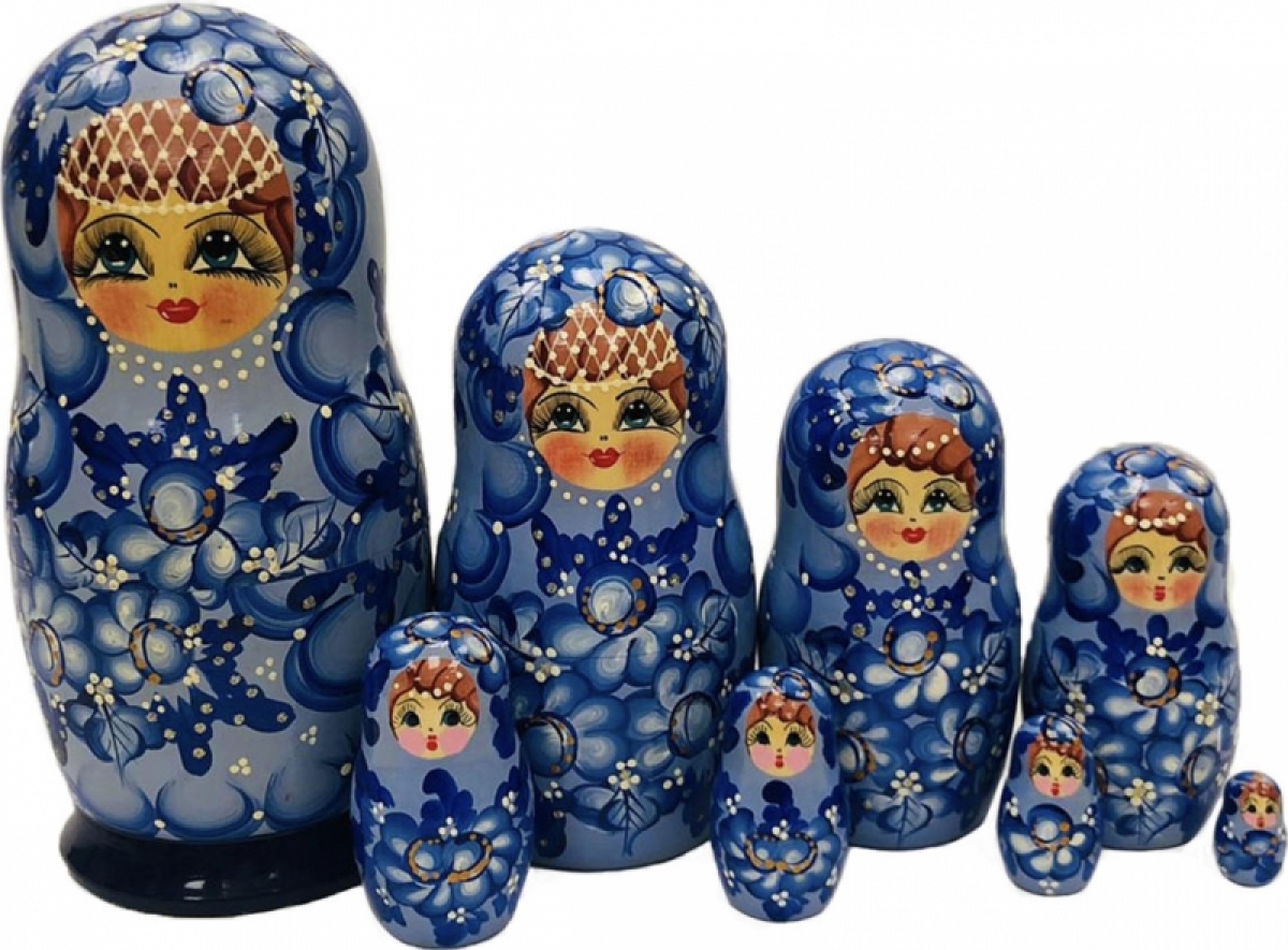 Матрешка Снегурочка
