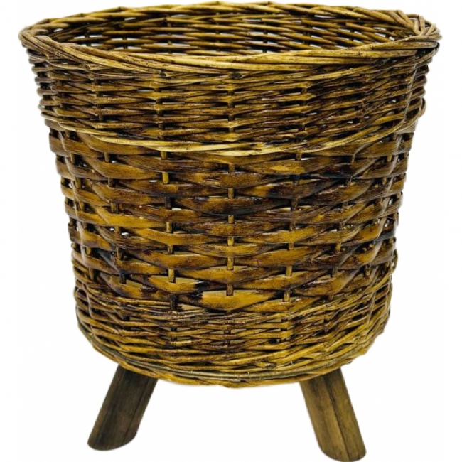 Кашпо плетеное d28