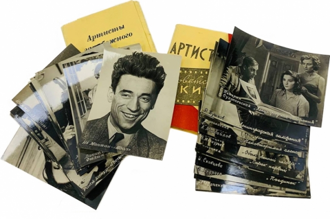 Набор фотокарточек актеров и актрис