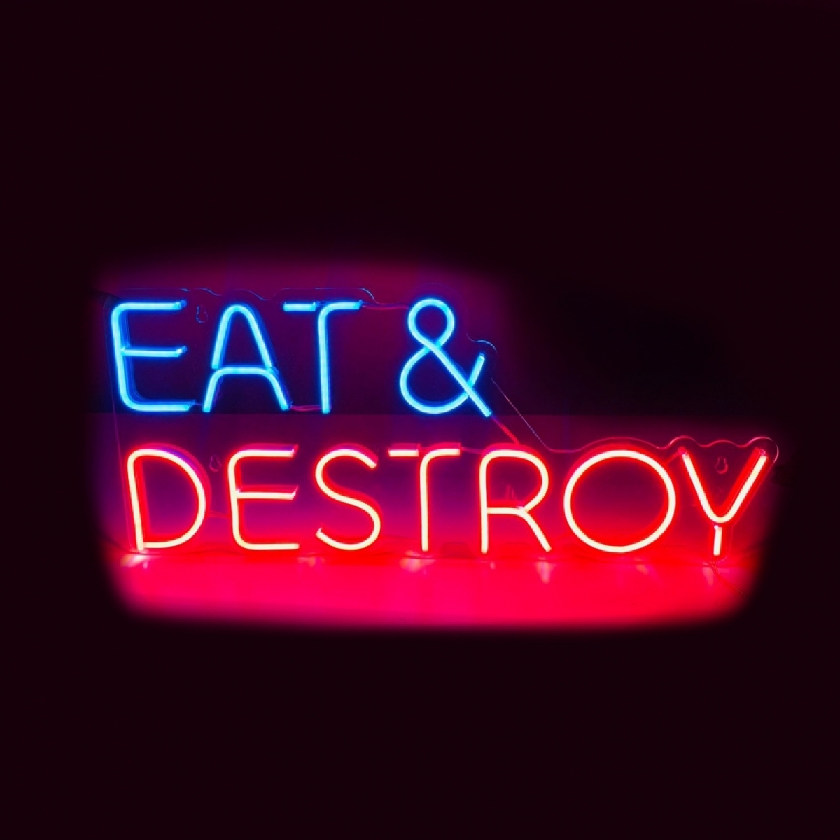 Неон Eat & Destroy с пультом