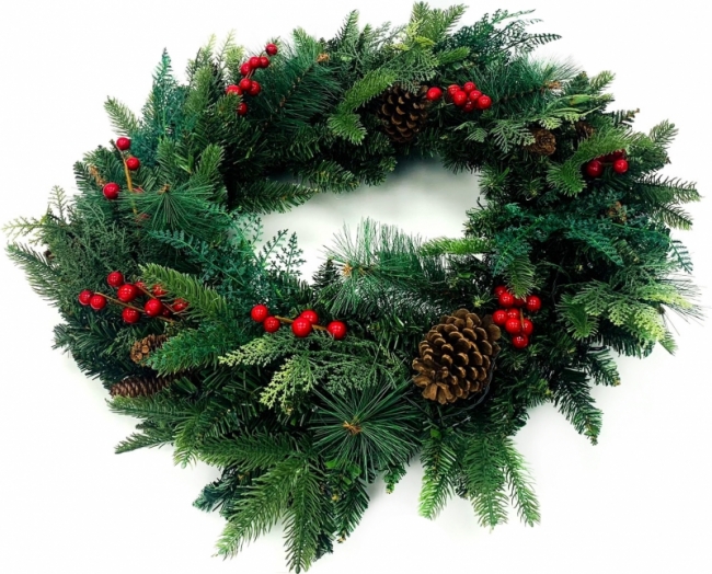 новогодний с фонариками