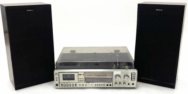 виниловый с колонками Sony