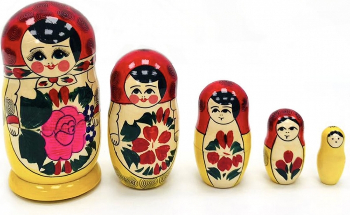 Матрешка Цветок