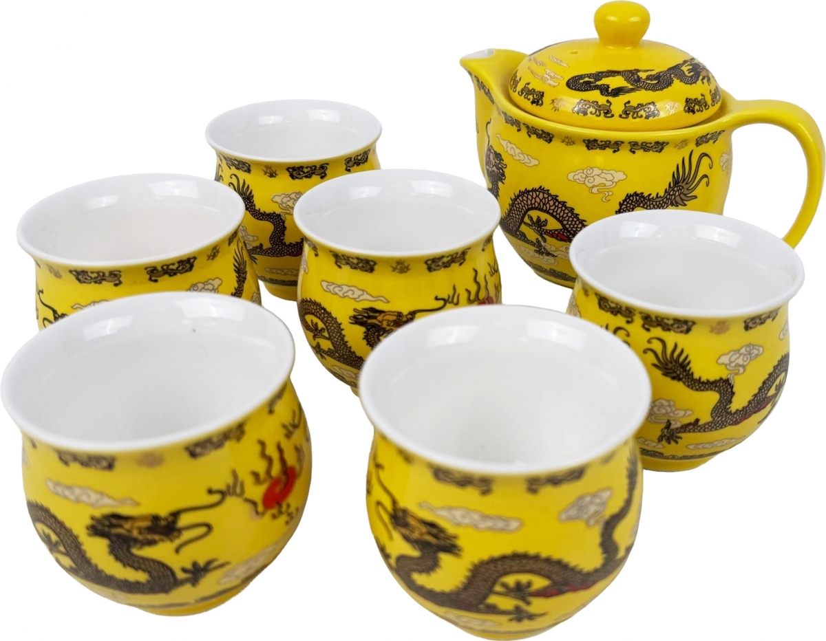 Чайный набор Желтый дракон в аренду