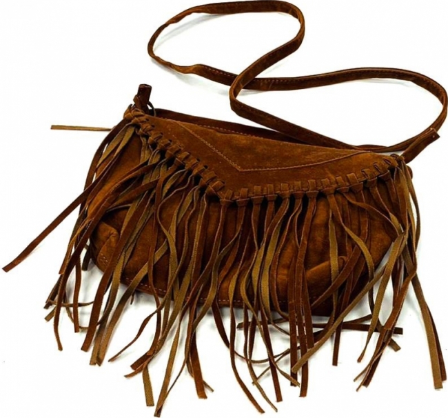 замшевая на плечо Brown