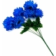 Хризантема синяя искусственная