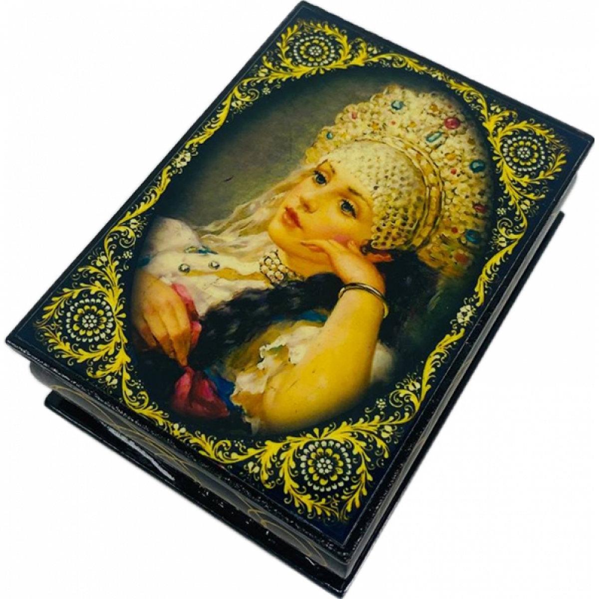 Шкатулка Задумчивая барышня