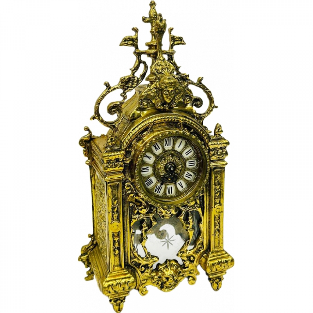 Каминные часы Golden chimera