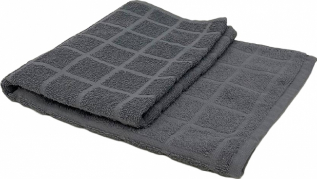 махровое серое