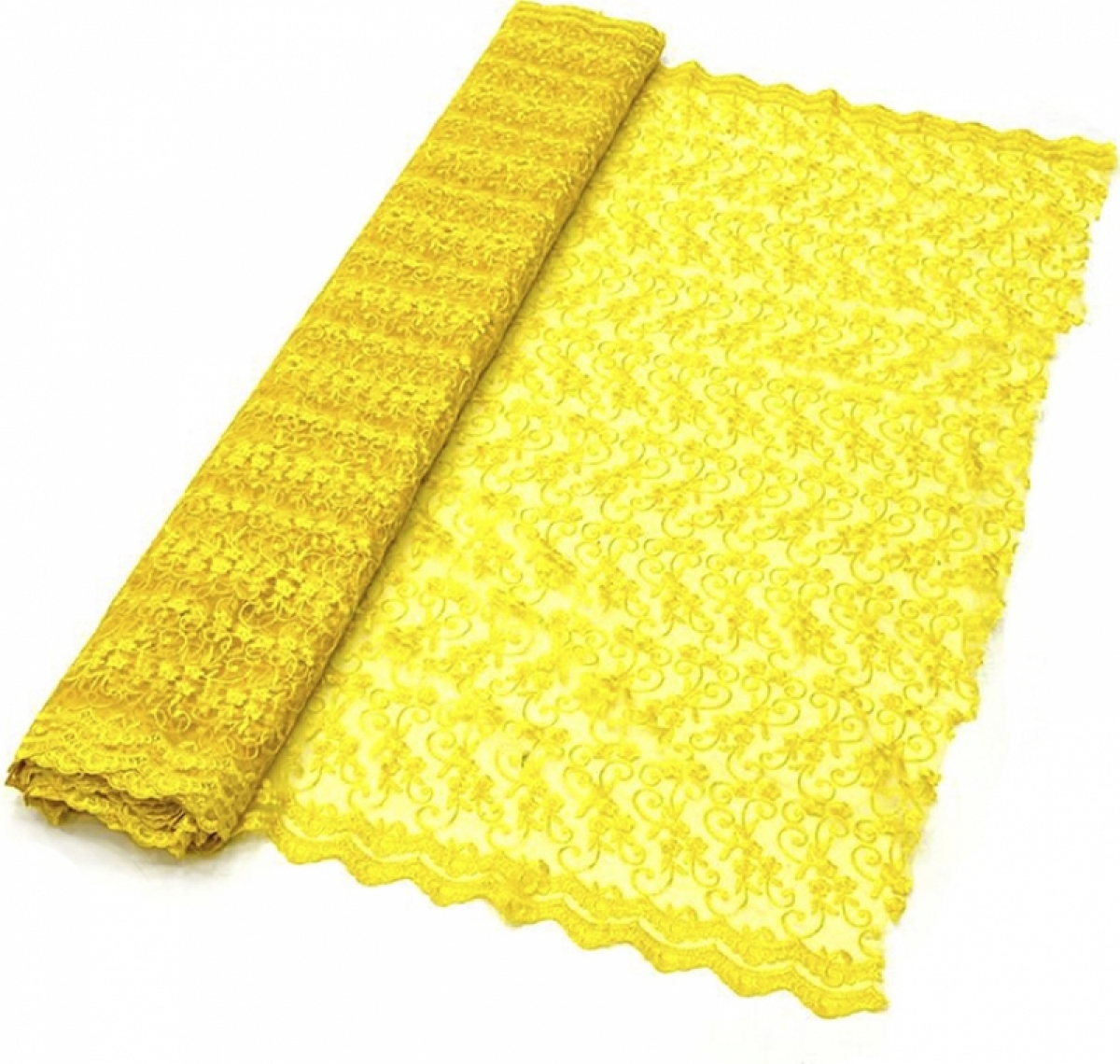 Ткань Yellow lace